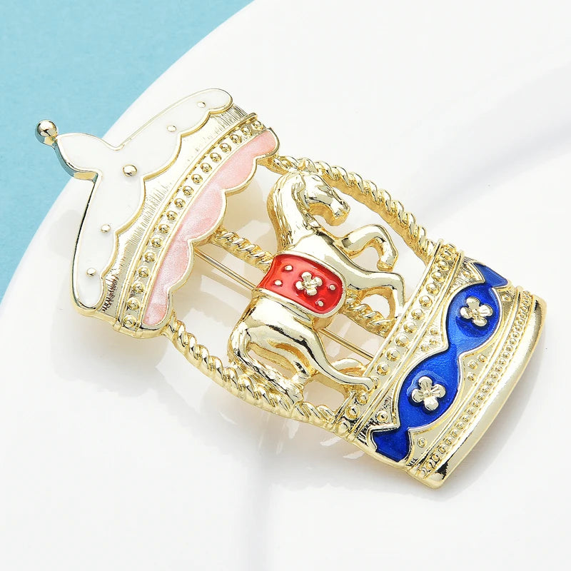 Merry-Go-Round Brooch