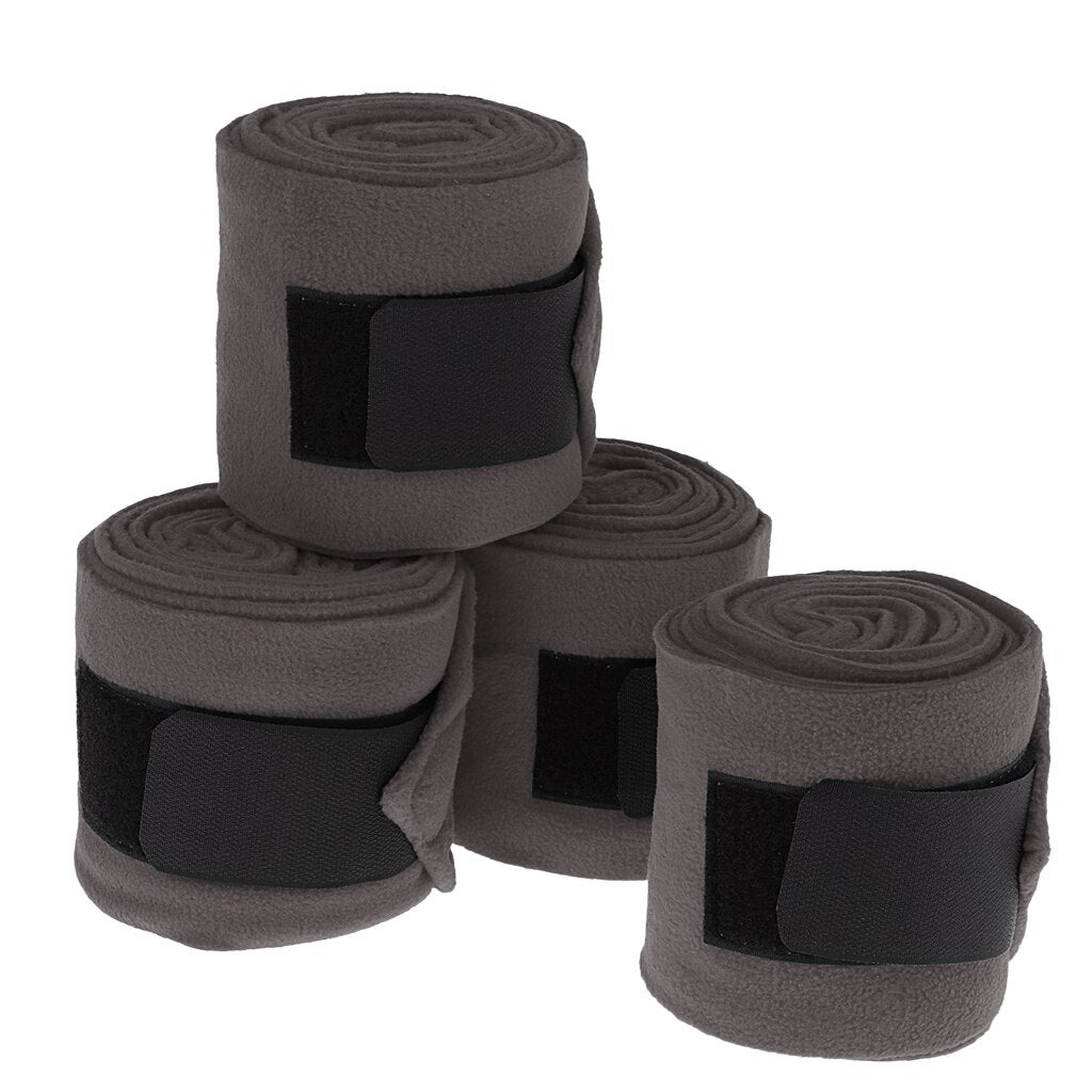 Gray Pillowy-soft Fleece Bandages - Dogs and Horses