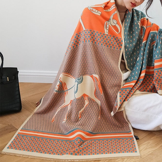 Marcelle Luxurious Pashmina Scarf Shawl Wrap