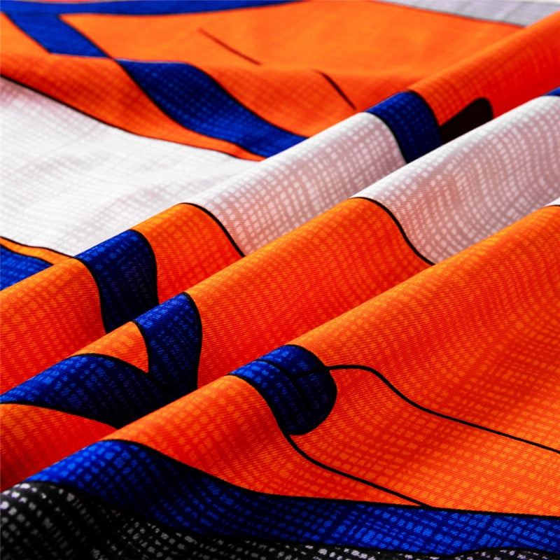 Bria Orange Silk Scarf