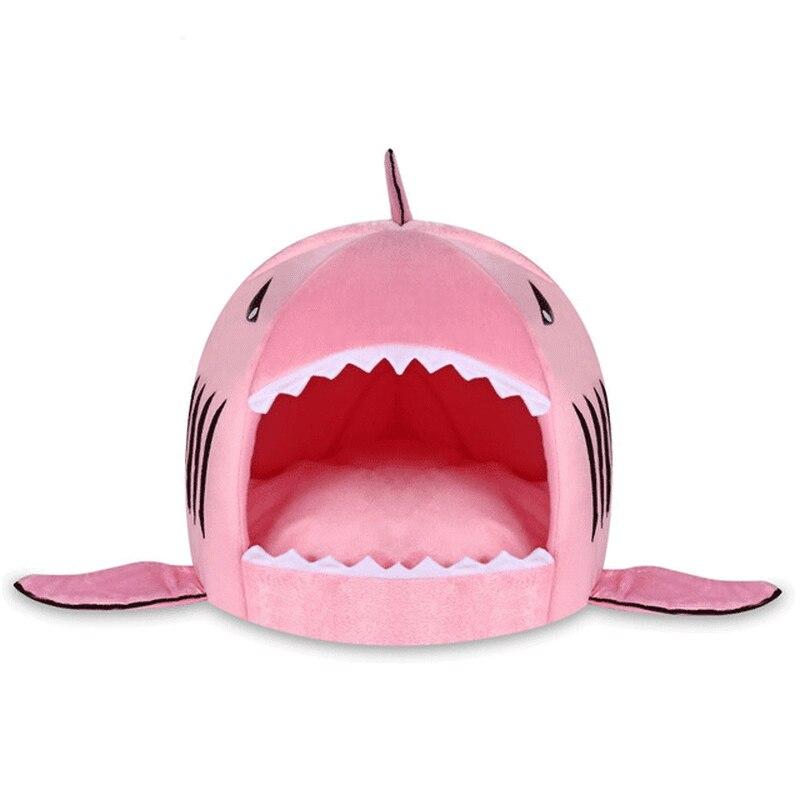 Pink Shark Cave Bed - Dogs and Horses