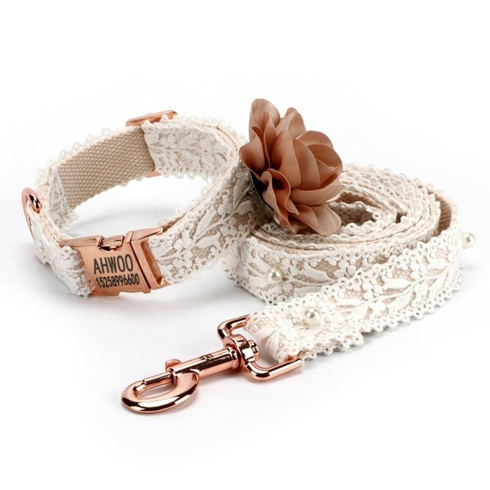 Paris Lace Collar & Leash Set - Dogs and Horses