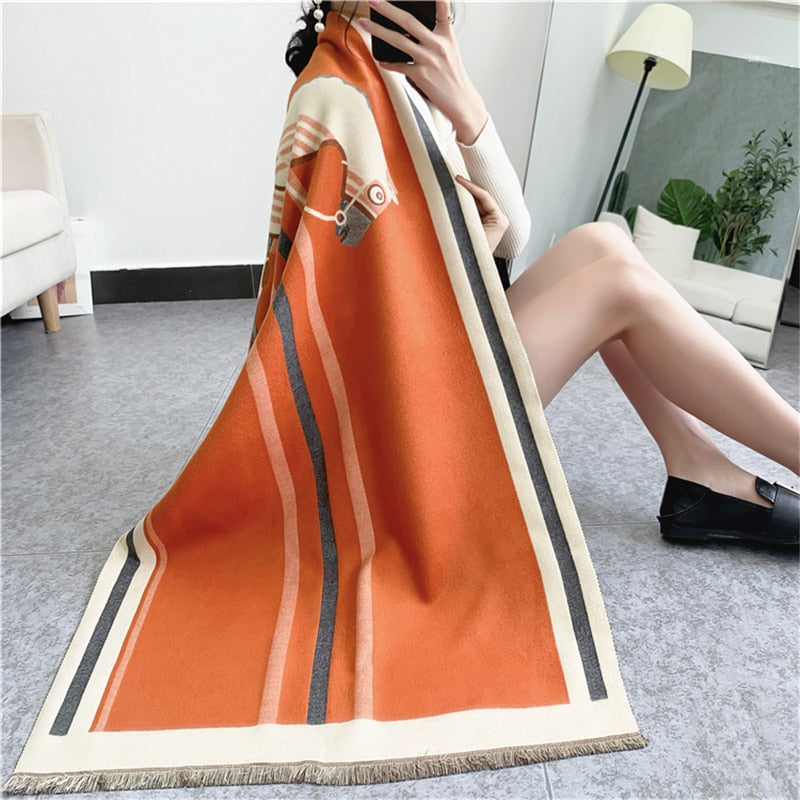 Magali Luxurious Pashmina Scarf Shawl Wrap