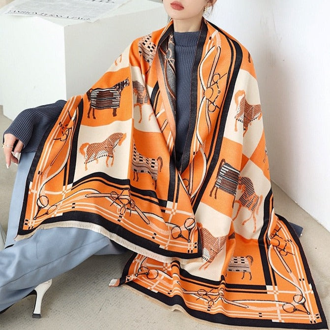 Maryse Luxurious Pashmina Scarf Shawl Wrap