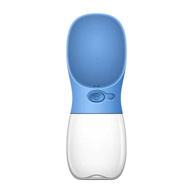 Blue Portable Water Bottle - Dogs and Horses