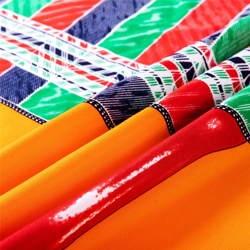 Graziosa Orange Silk Scarf