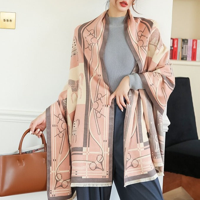 Maryse Luxurious Pashmina Scarf Shawl Wrap