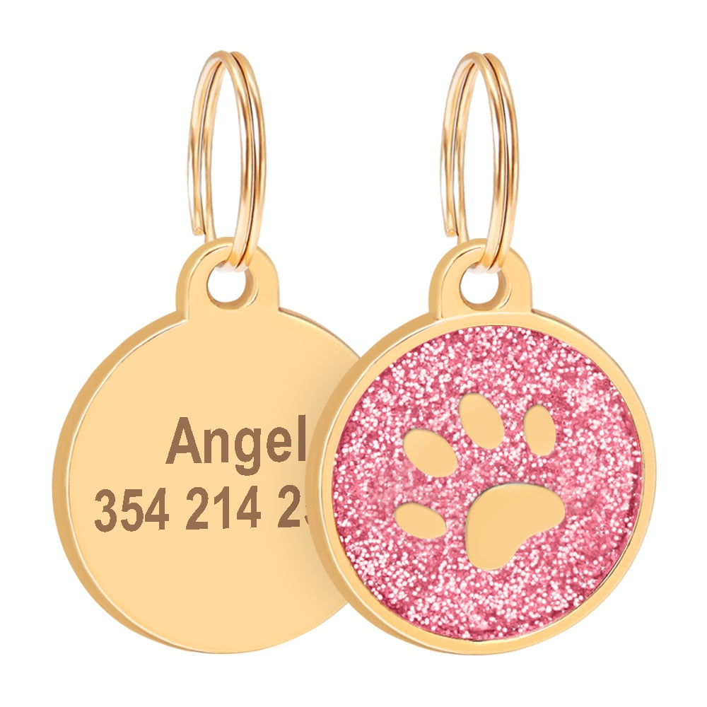 Gold Paw Personalized ID Tags - Dogs and Horses