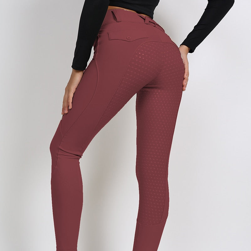 Women's Silicone Full Seat Breeches / Riding Tights