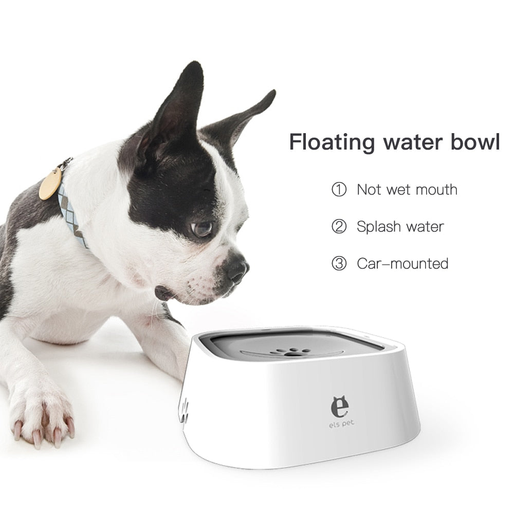 Water Bowl Portable Floating Not Wetting Mouth Dog Cat Bowl No Spill Water Feeder Dispenser Pet Water Fountain - Dogs and Horses
