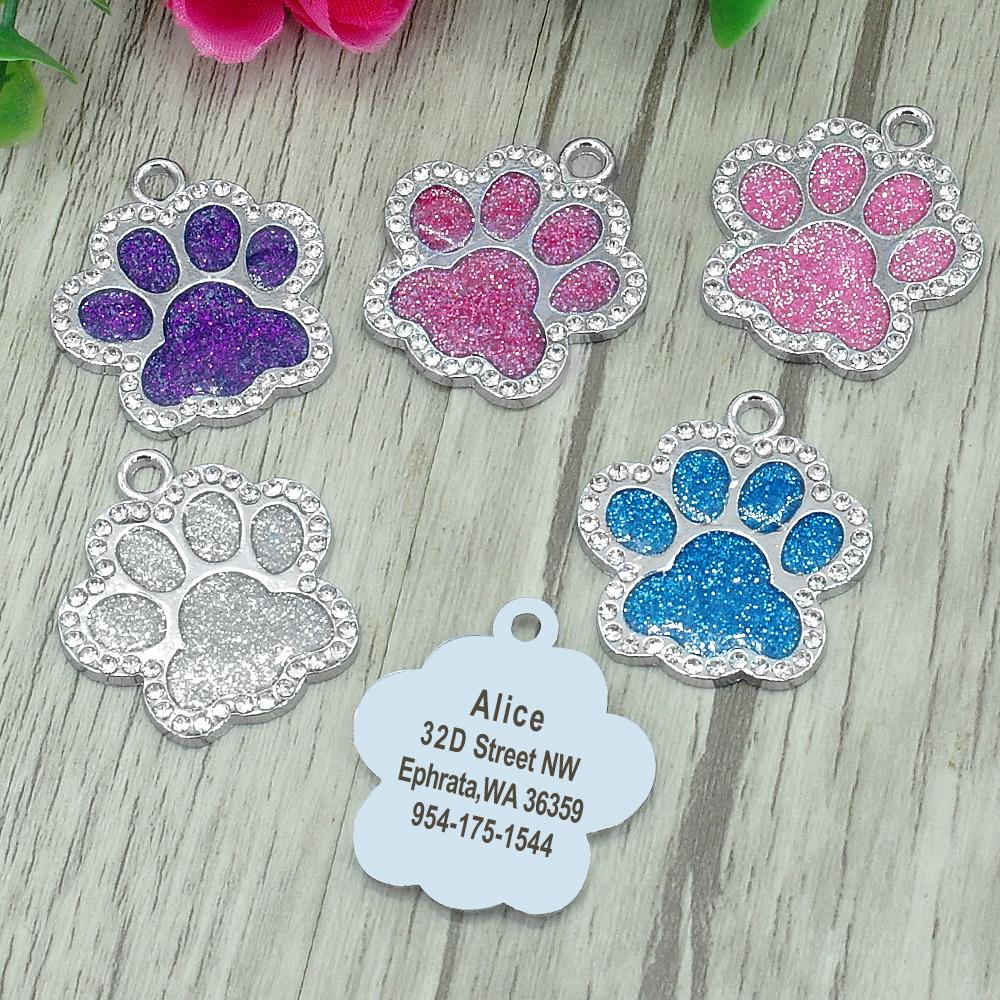Paw Personalized ID Tags - Dogs and Horses