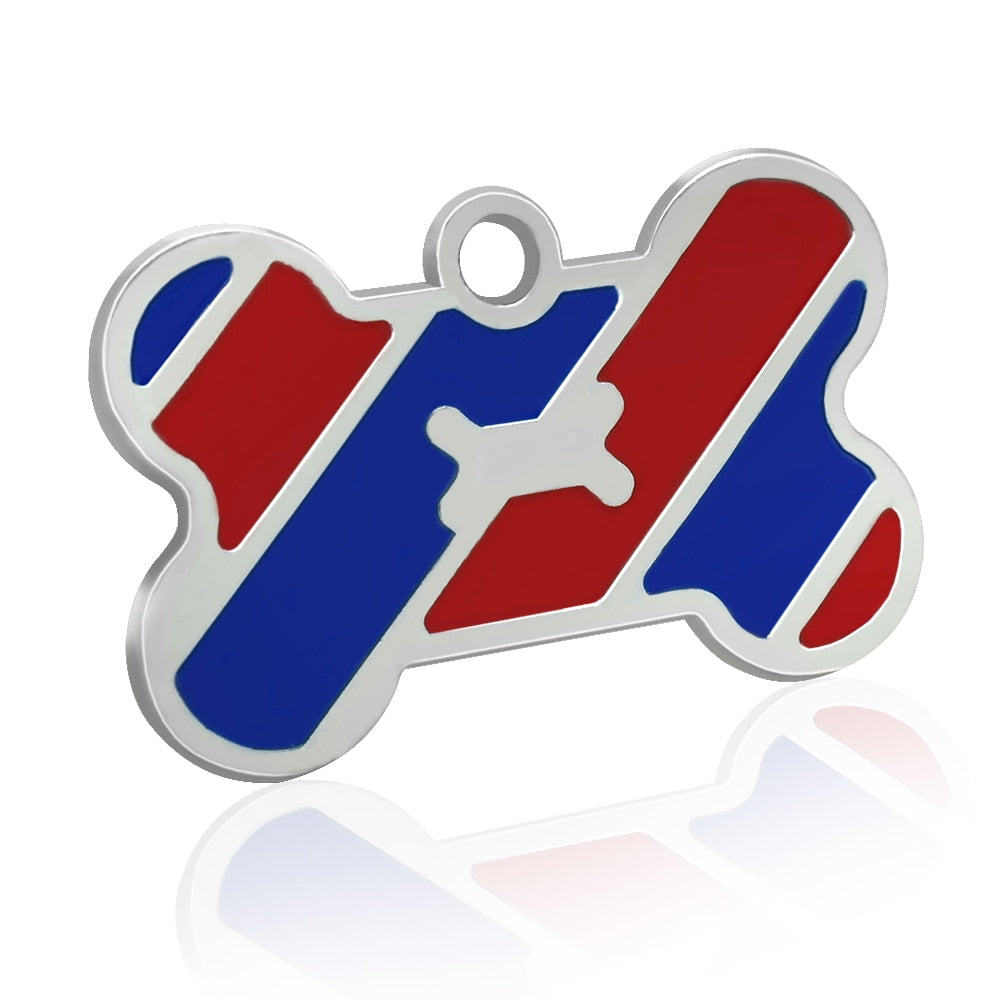 Bone Personalized ID Tags - Dogs and Horses