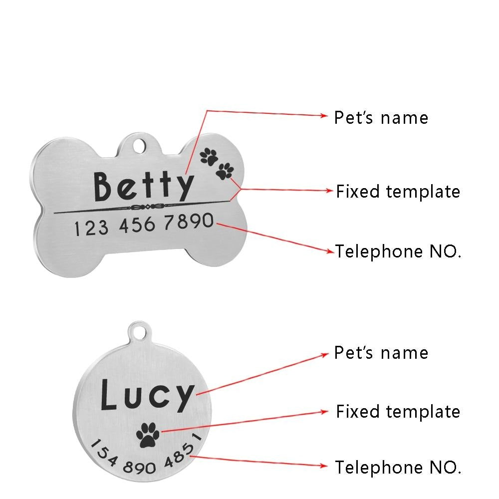 Personalized Engraved ID Tags - Dogs and Horses