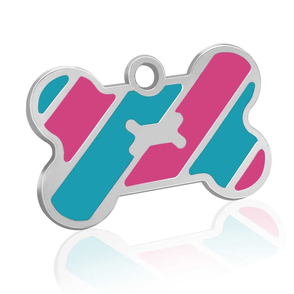 Bone Personalized ID Tags - Dogs and Horses