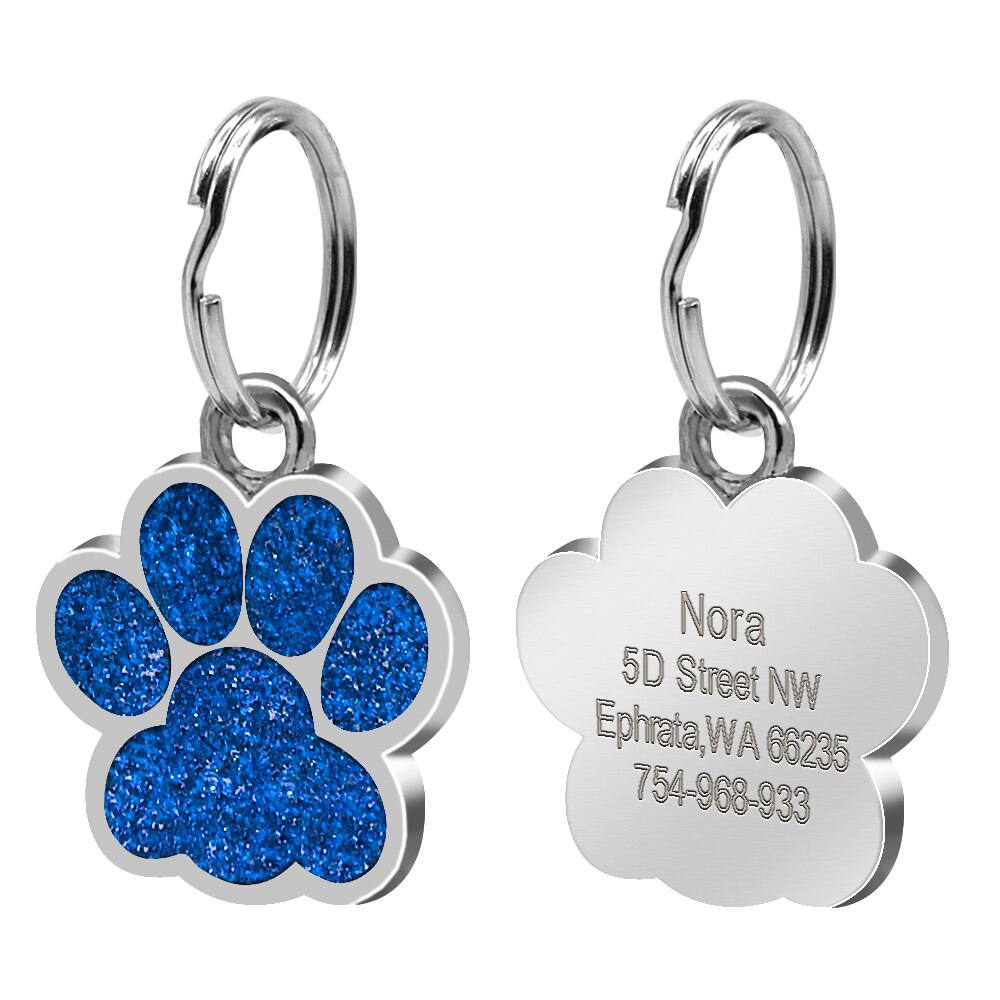 Paw Personalized ID Tags - Dogs and Horses