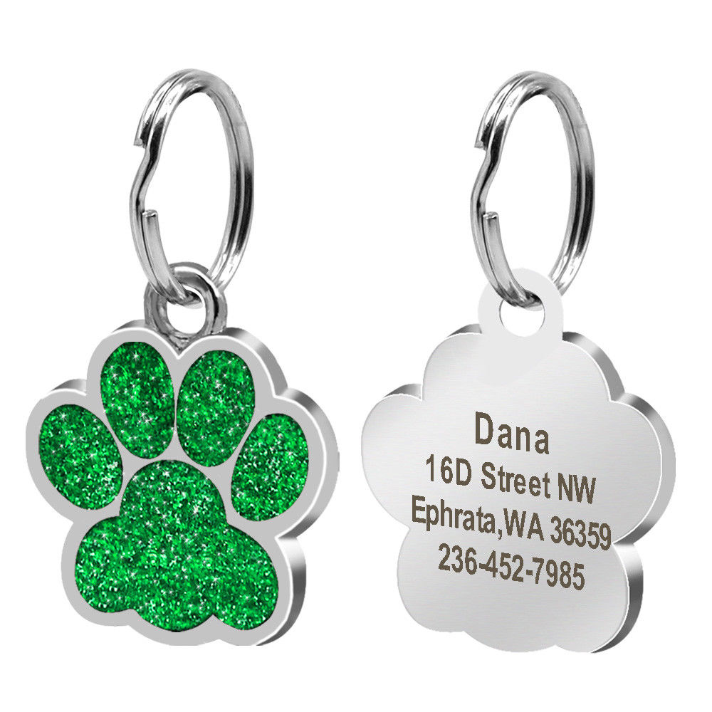 Paw Personalized ID Tags - Dogs and Horses
