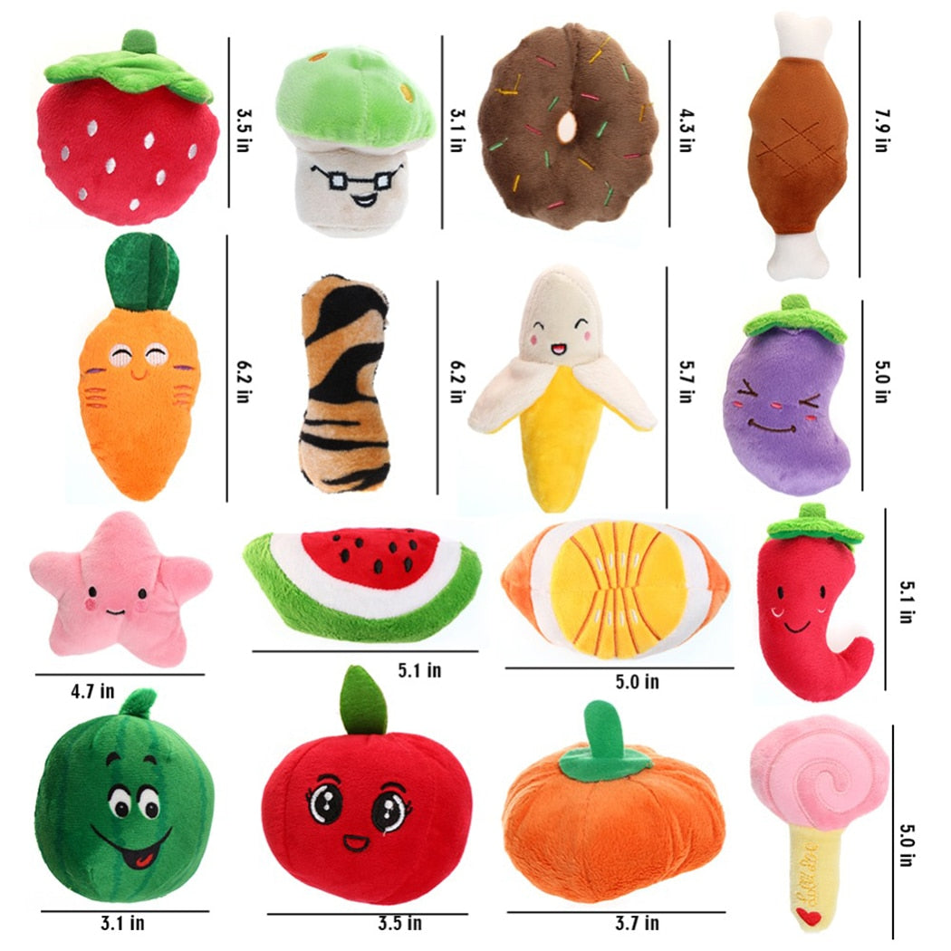 Bite Resistant & Squeaky Plush Toys - Dogs and Horses
