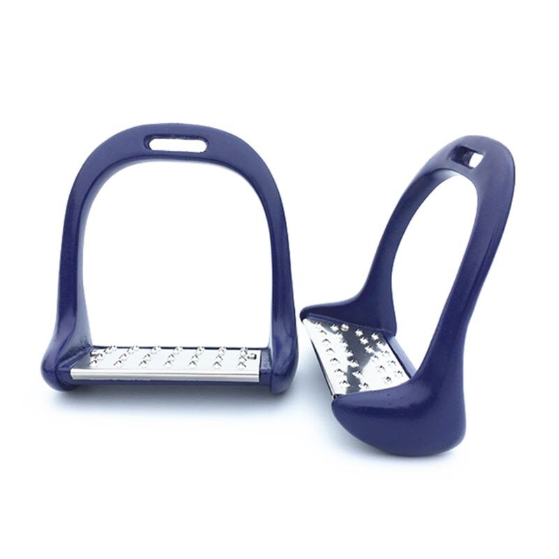 Plum Aluminum Stirrups - Dogs and Horses