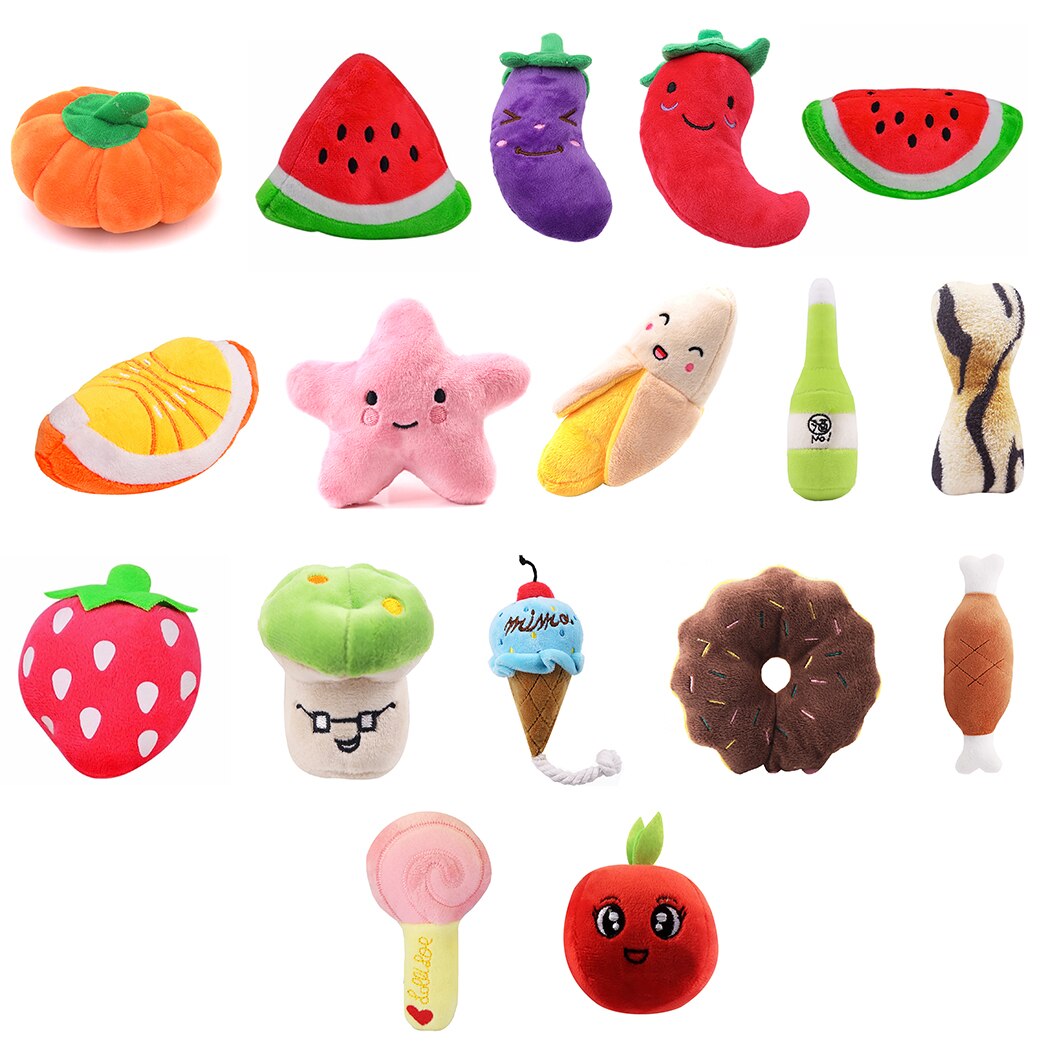 Bite Resistant & Squeaky Plush Toys - Dogs and Horses
