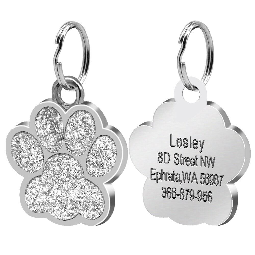 Paw Personalized ID Tags - Dogs and Horses