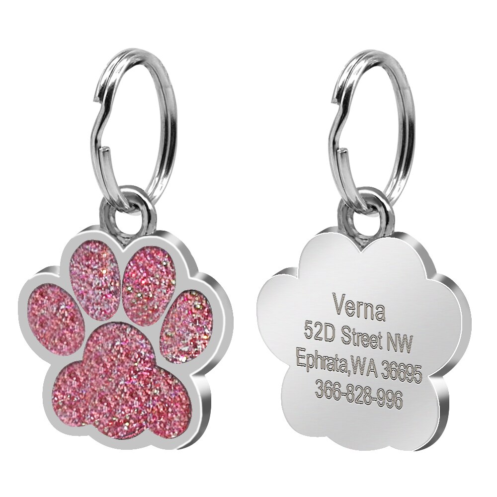 Paw Personalized ID Tags - Dogs and Horses