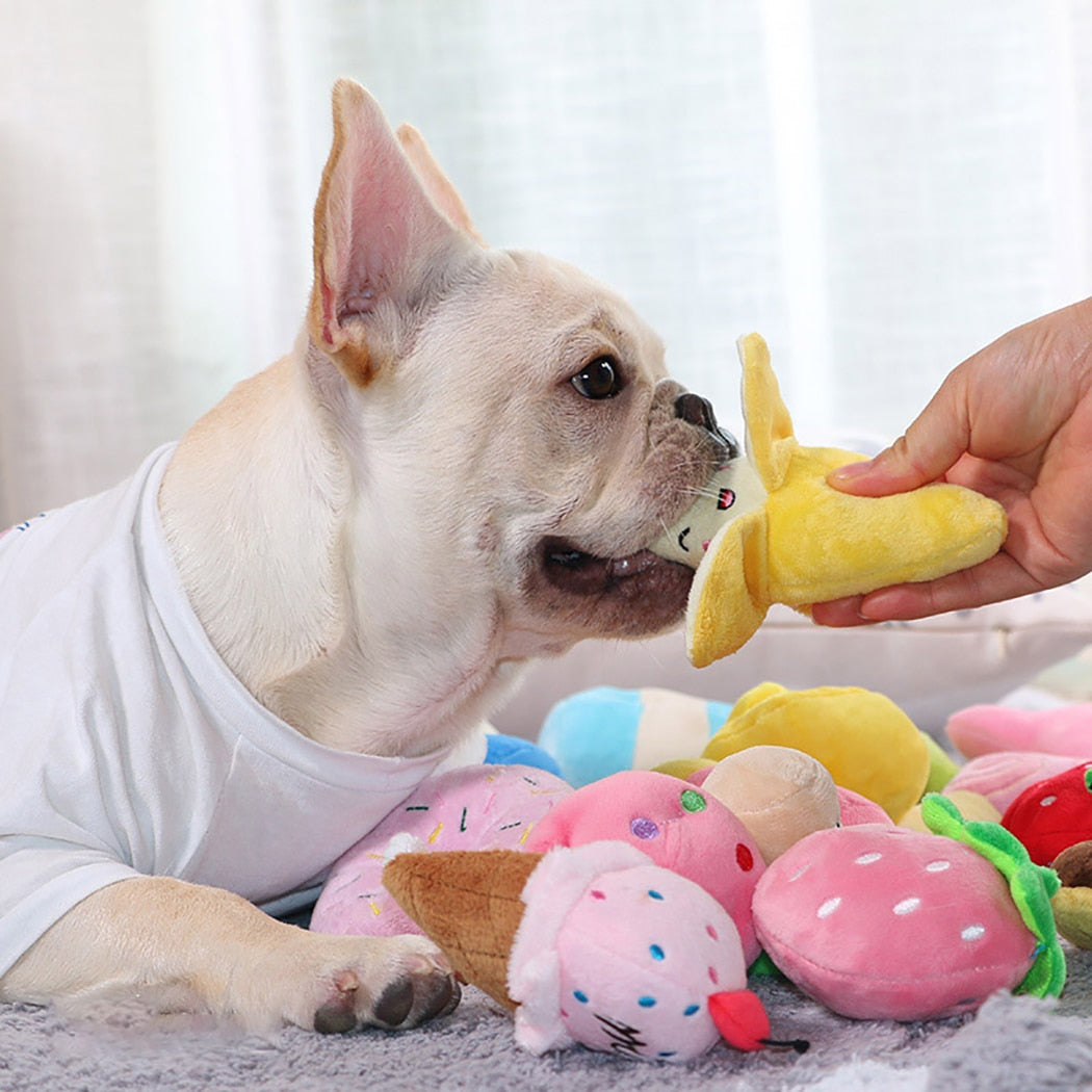 Bite Resistant & Squeaky Plush Toys - Dogs and Horses