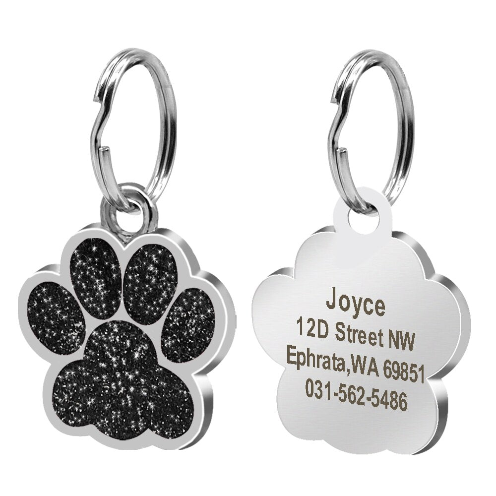 Paw Personalized ID Tags - Dogs and Horses