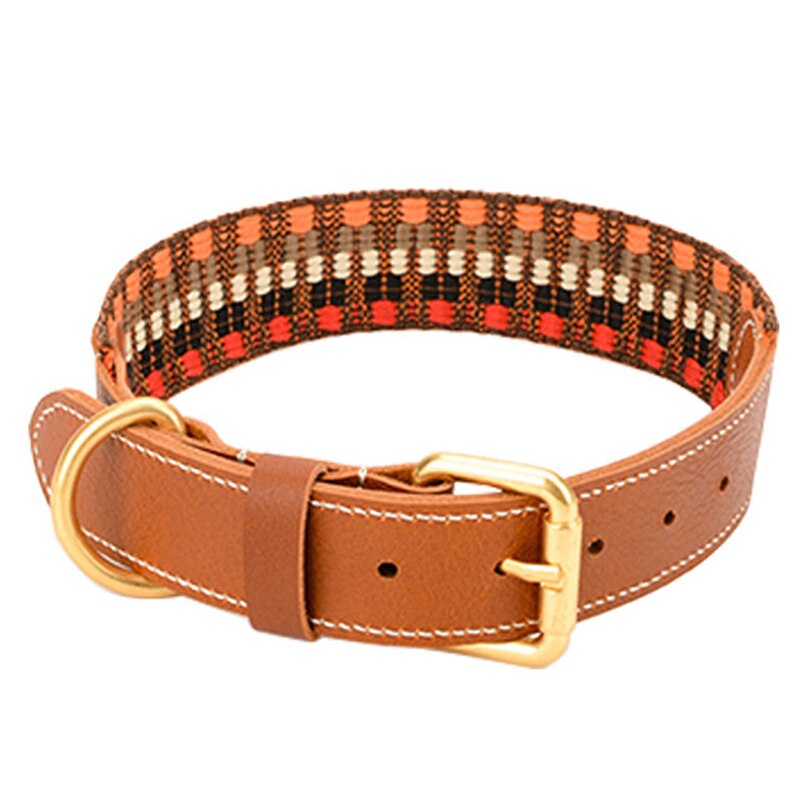 Oxford Brown Collar - Dogs and Horses