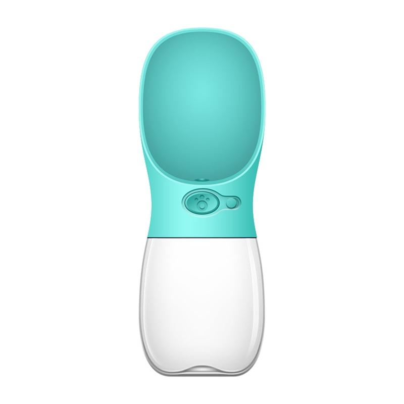 Turquoise Portable Water Bottle - Dogs and Horses
