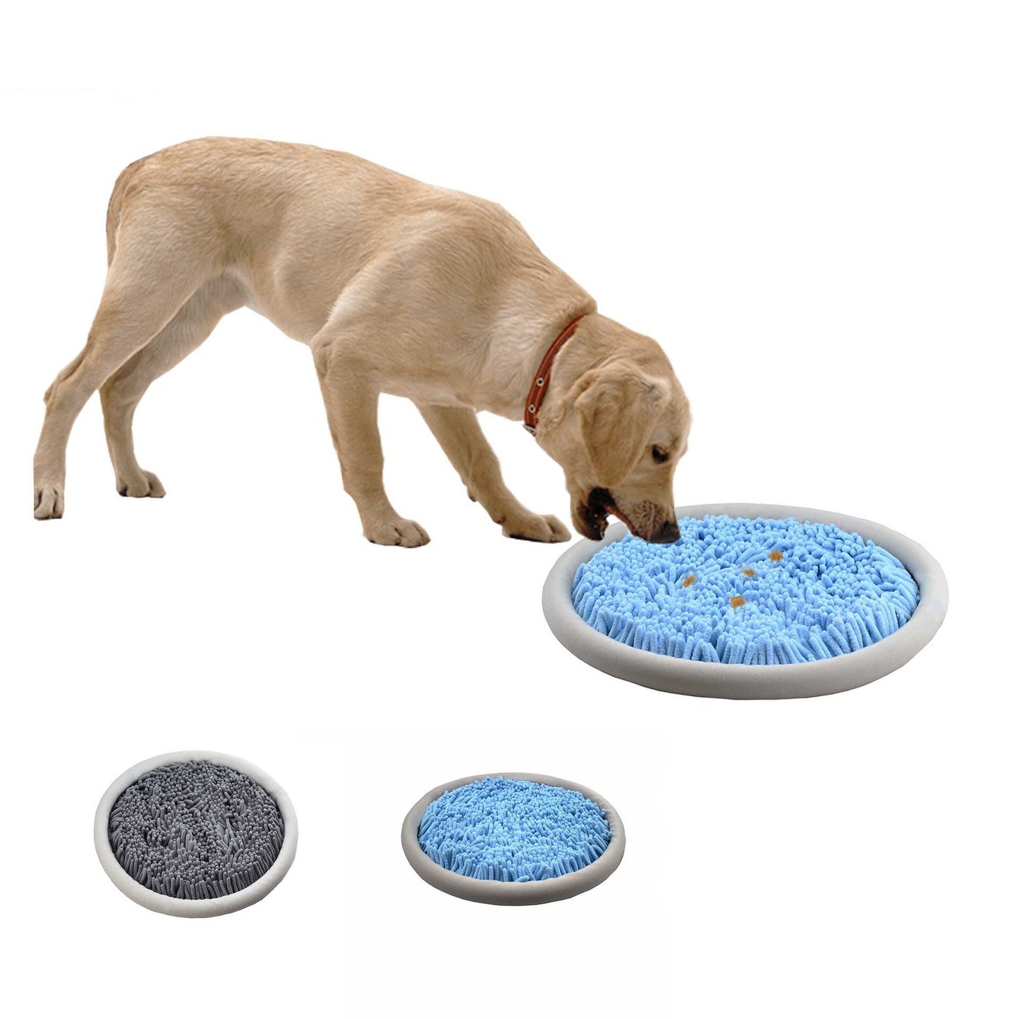 Interactive Snuffle Mat Gray & Blue - Dogs and Horses