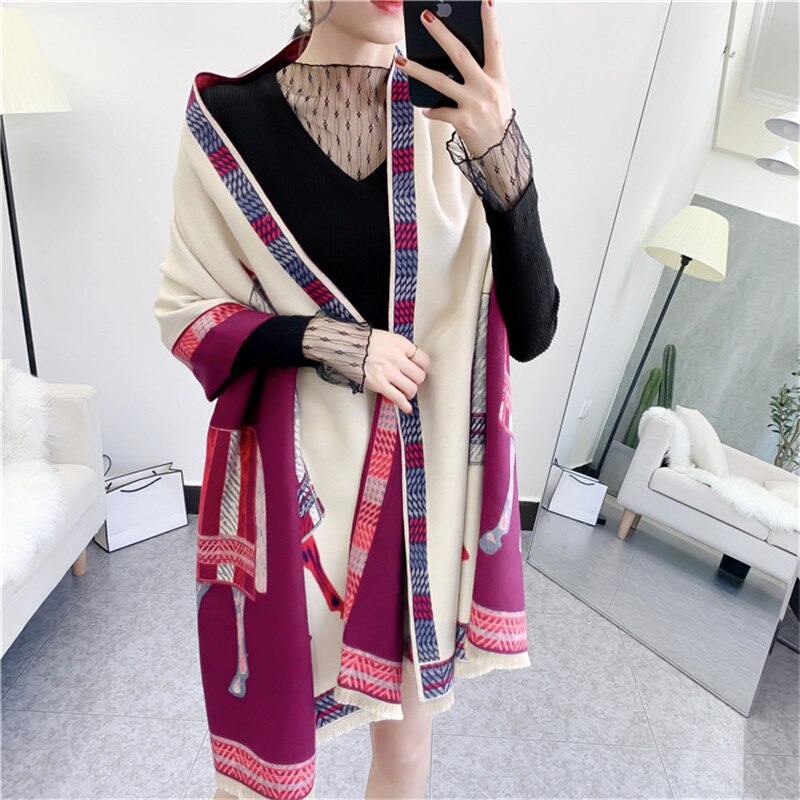 Casia Luxurious Pashmina Scarf Shawl Wrap
