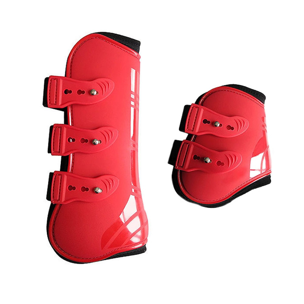 Red Adjustable Tendon & Fetlock Boots - Dogs and Horses