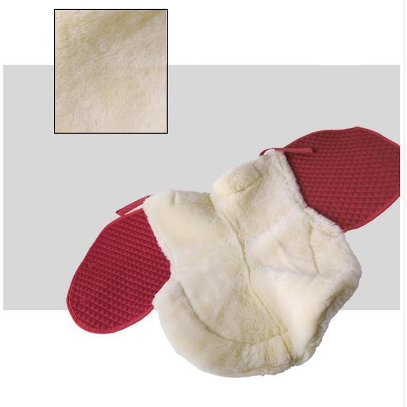 Red Wool & Cotton Saddle Pad - Dogs and Horses