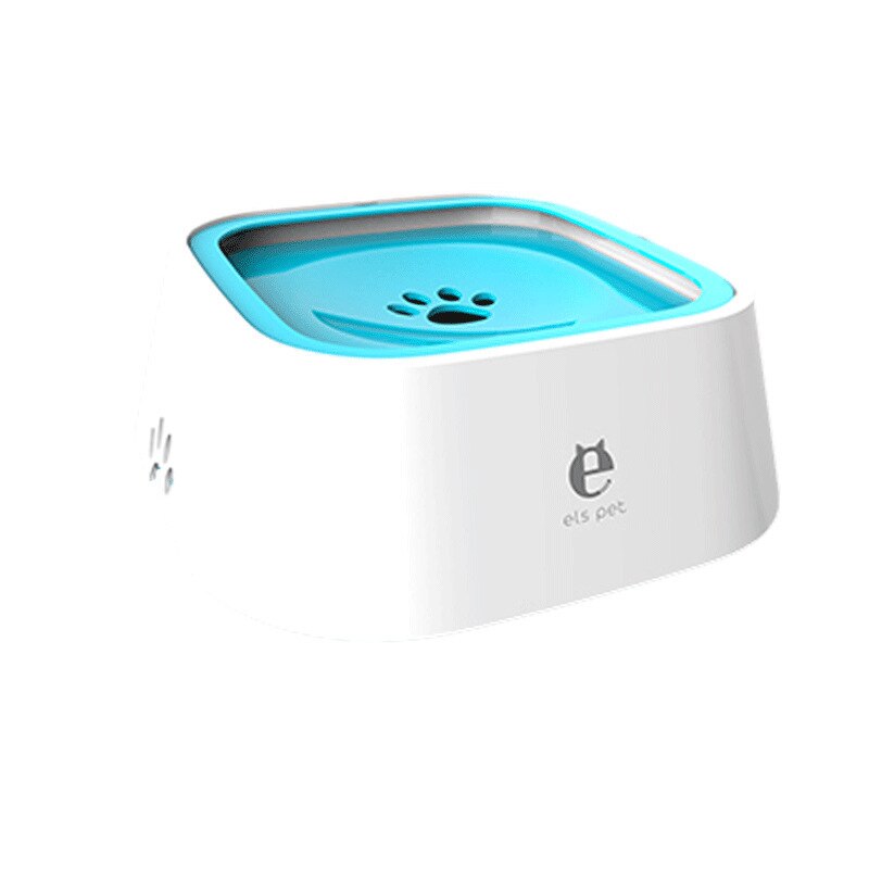 Blue Splash-Free Floating Water Bowl - Dogs and Horses
