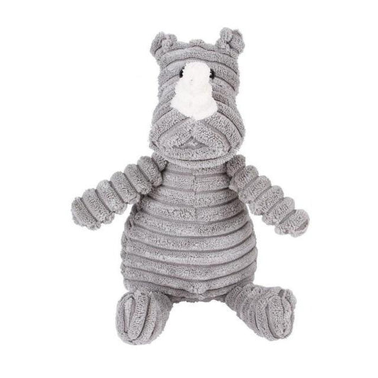 Squeaky Plush Rhino - Dogs and Horses