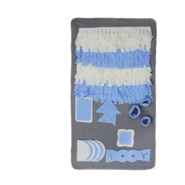 Blue/White Snuffle Mat - Dogs and Horses