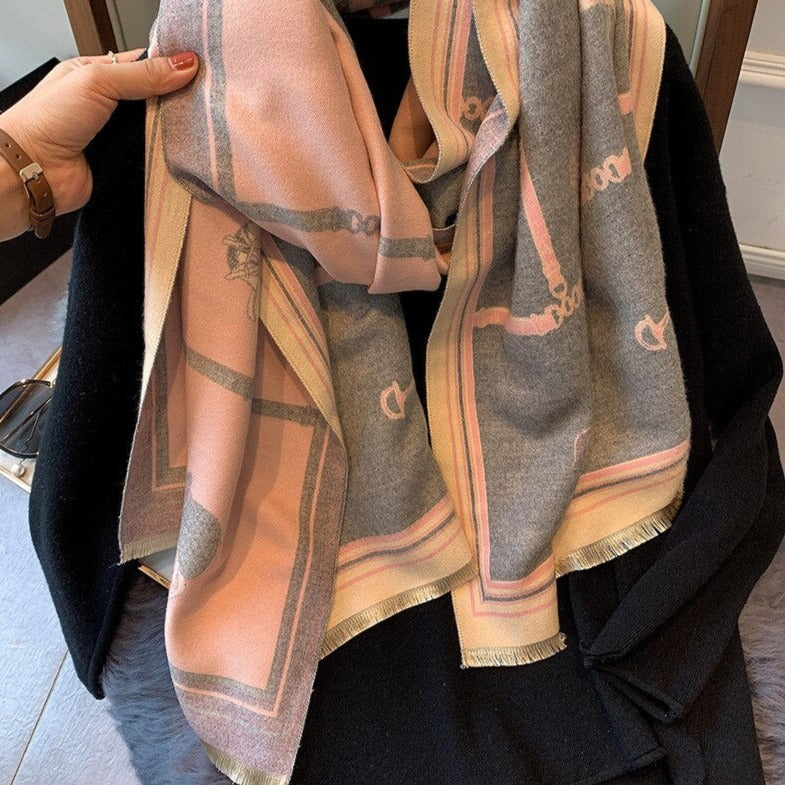 Louna Luxurious Pashmina Scarf Shawl Wrap