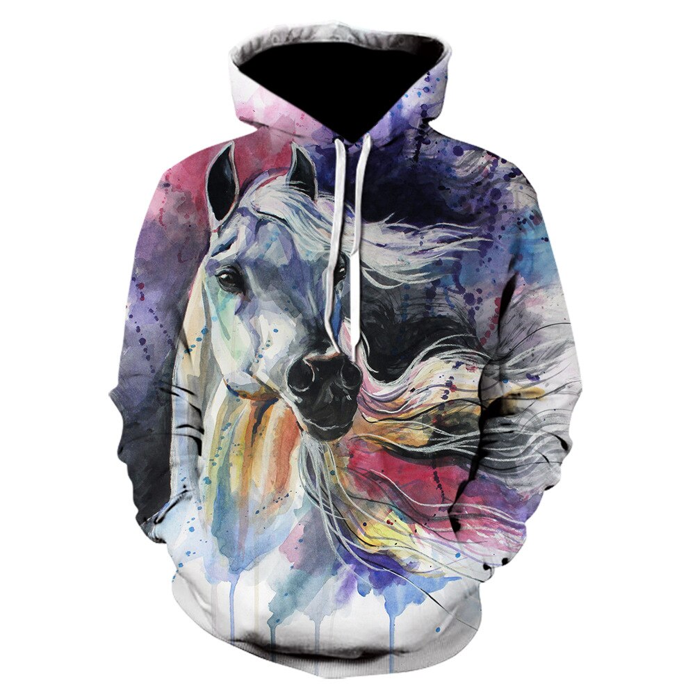 Francesca Horse Art Hoodie