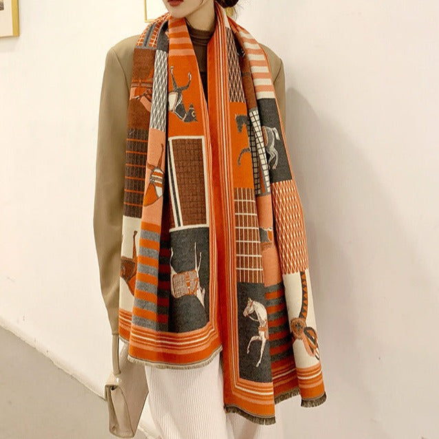 Marguerite Pashmina Scarf