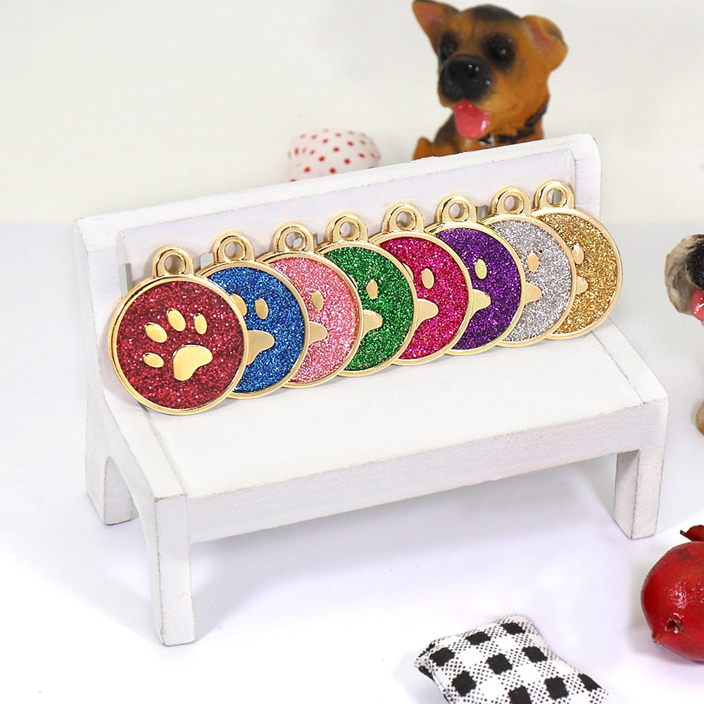 Gold Paw Personalized ID Tags - Dogs and Horses