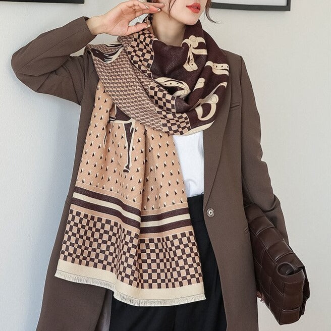 Marcelle Luxurious Pashmina Scarf Shawl Wrap