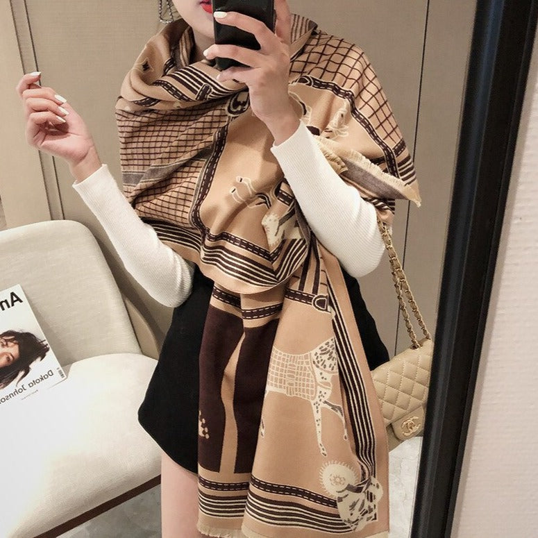 Léonelle Luxurious Pashmina Scarf Shawl Wrap
