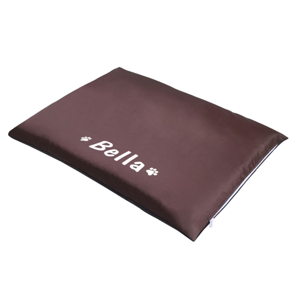 Brown Personalized Sleeping Mat - Dogs and Horses