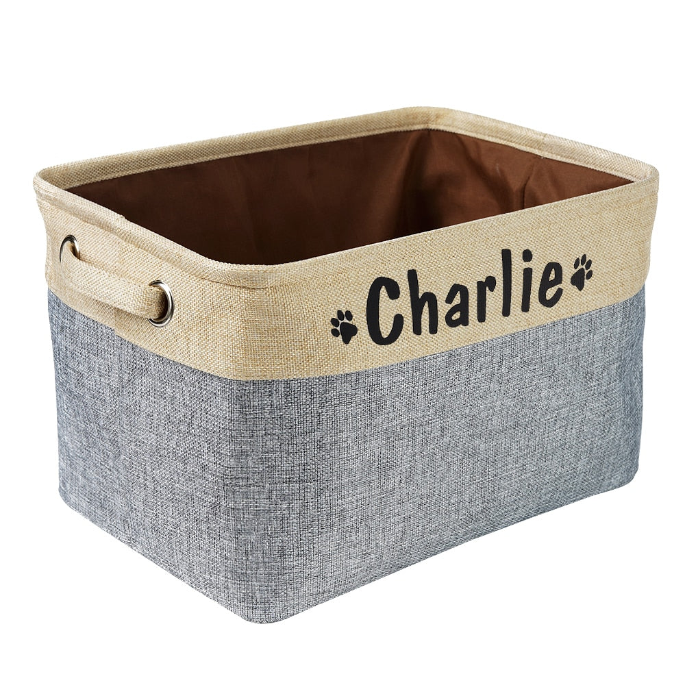 Personalized Dog Toy Basket Cucciolo Cavallo