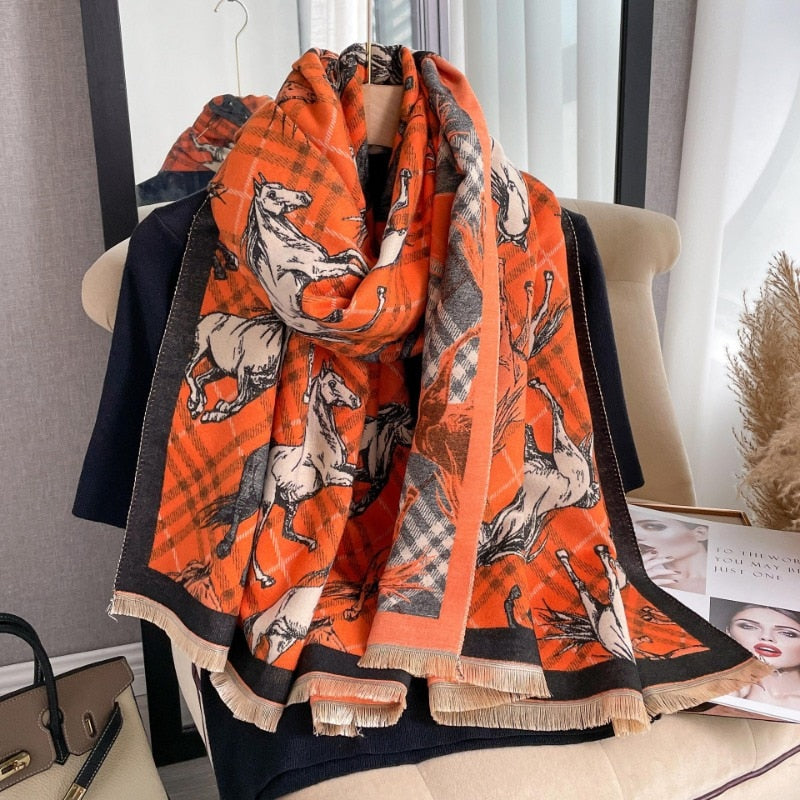 Elea Luxurious Pashmina Scarf Shawl Wrap