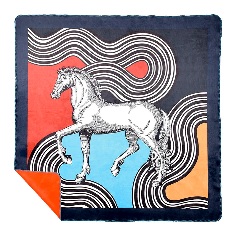 Square Velvet Throws