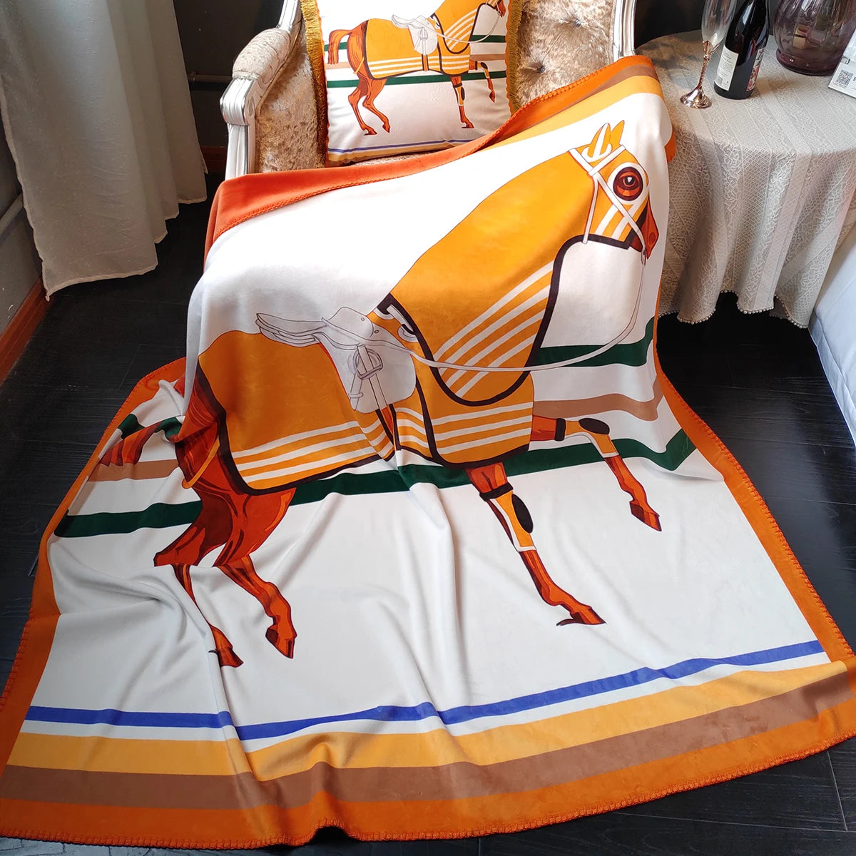 Square Velvet Throws