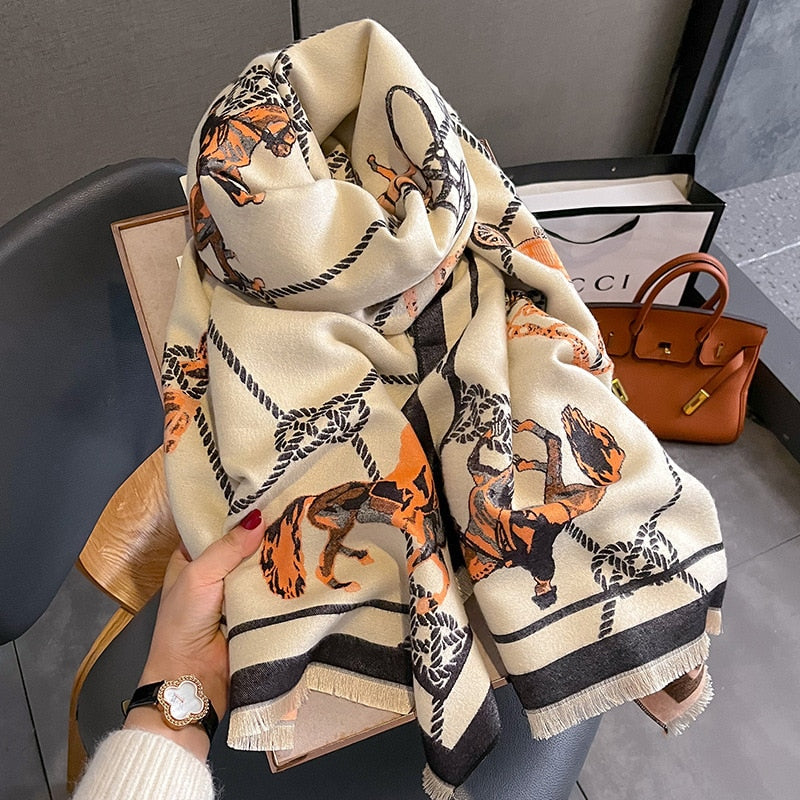 Caterina Luxurious Pashmina Scarf Shawl Wrap