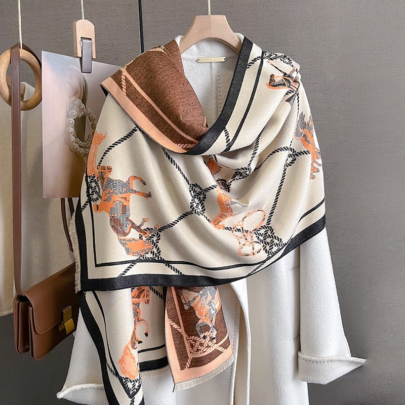 Caterina Luxurious Pashmina Scarf Shawl Wrap
