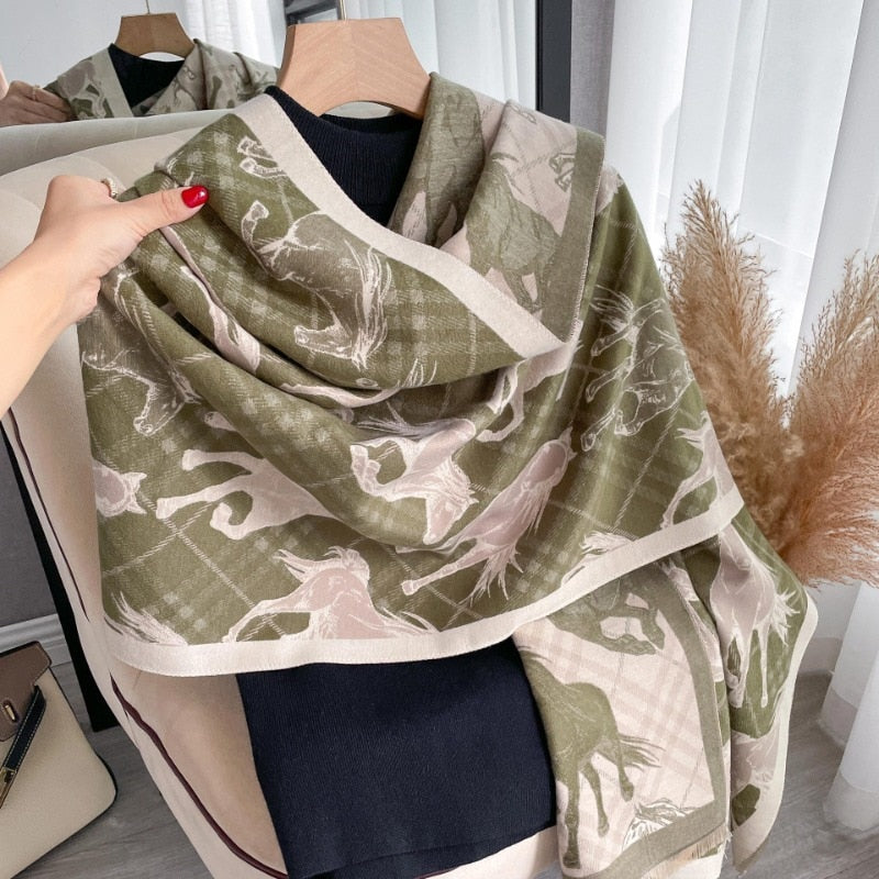 Elea Luxurious Pashmina Scarf Shawl Wrap